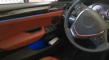 BMW naujos X3 X4 2012-2017 Automobilio salono durys, aplinkos šviesos automatinio konvertavimo dekoratyvinis apšvietimas per centrines 1