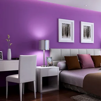 Violetinė tapetai violetinė moderni paprasta vientisa spalva paprasto spalva miegamajame, gyvenamasis kambarys, valgomasis kambarys puikus, kilnus fono sienos