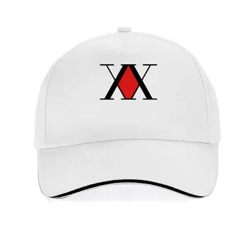 Naujoji bžūp skrybėlę Hunter x Hunter Vyrų Logotipas Anime Pilka Viršūnes Kietas Mens Medvilnės Fitneso Beisbolo kepuraitę